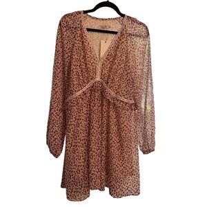Vera & Lucy Long Sleeve Babydoll Dress